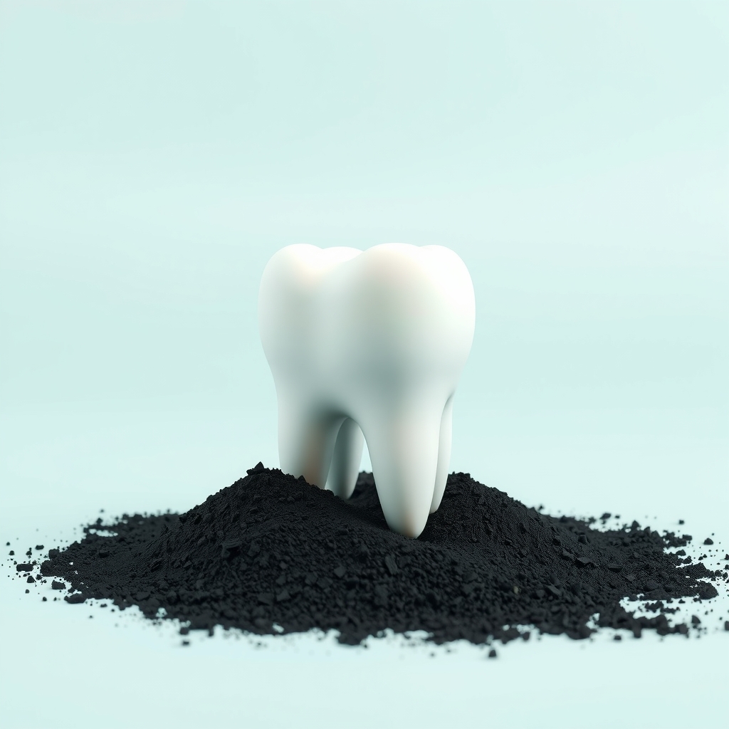 Illustration: Activated Charcoal Teeth Whitening: What the Evidence Really Says