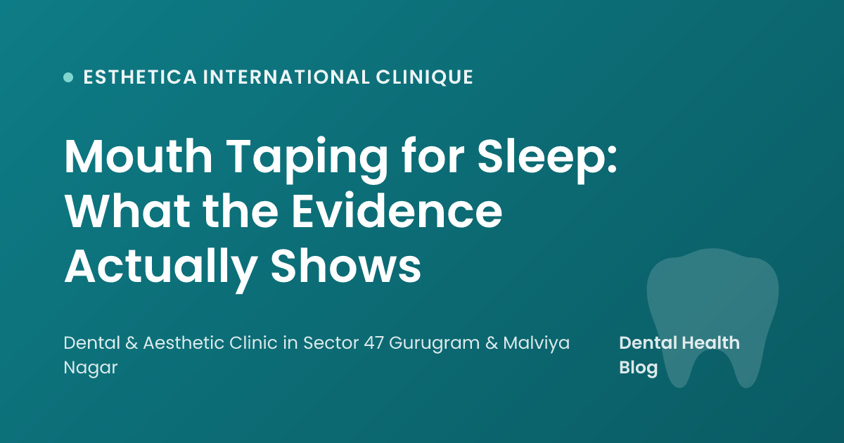 Mouth Taping for Sleep: What the Evidence Actually Shows