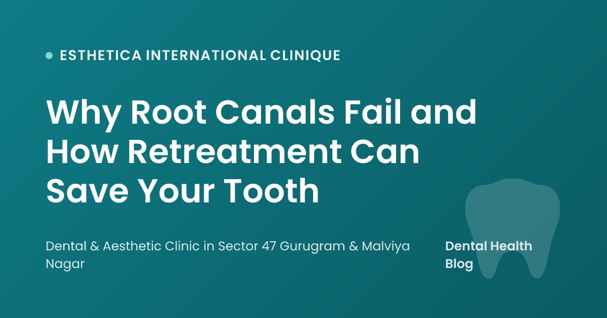 Why Root Canals Fail and How Retreatment Can Save Your Tooth